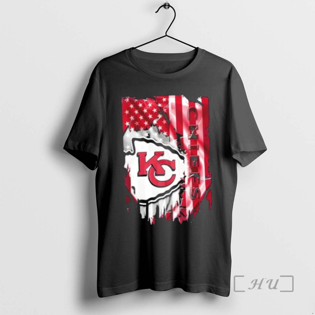 Officials Kansas City Chiefs Football X American Flag T-Shirts, Hoodie, Sweatshirt | DripVista.com