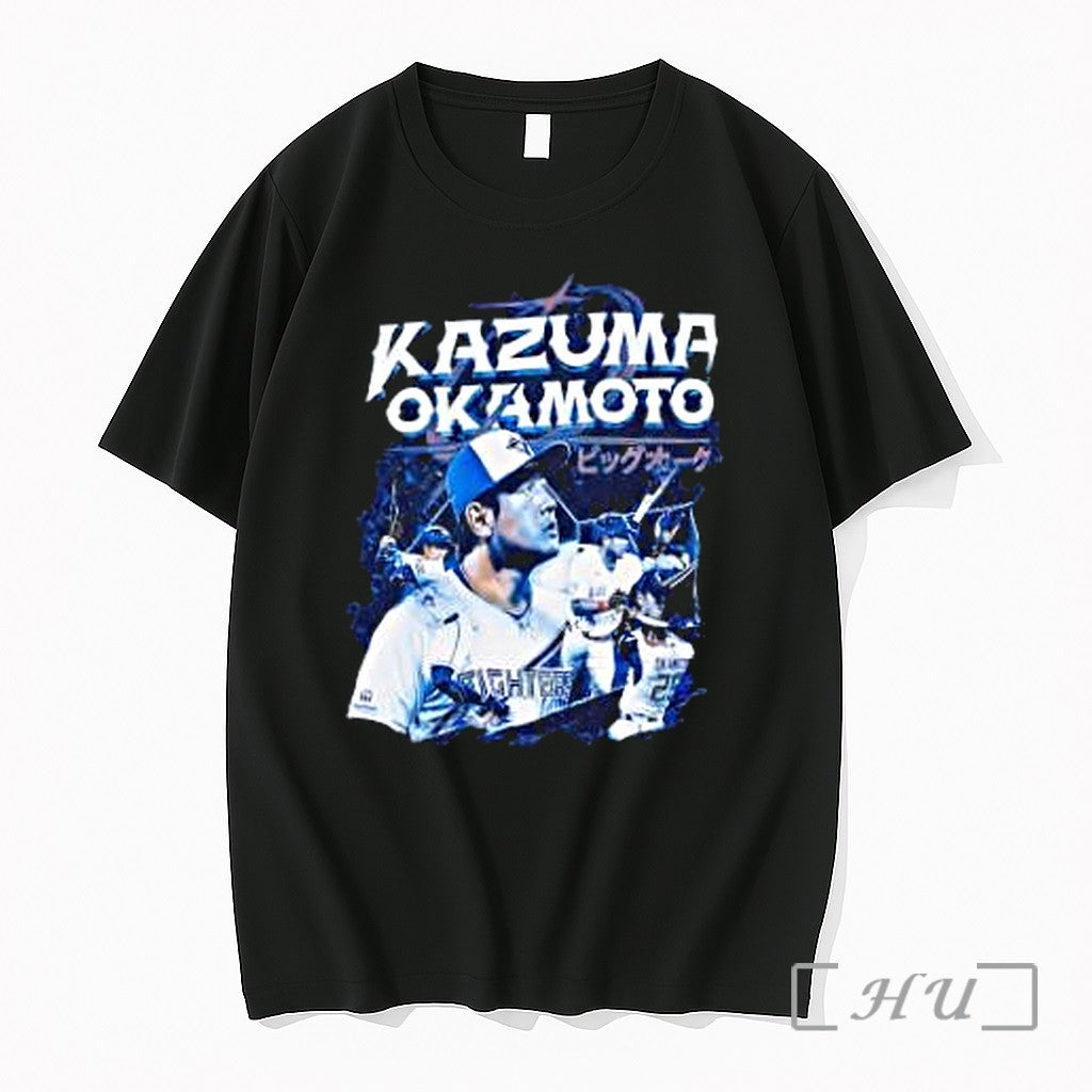 Officials Kazuma Okamoto Hokkaido Nippon Ham Fighters Kazuma Okamoto Big Oak Premium T Shirts Sweater