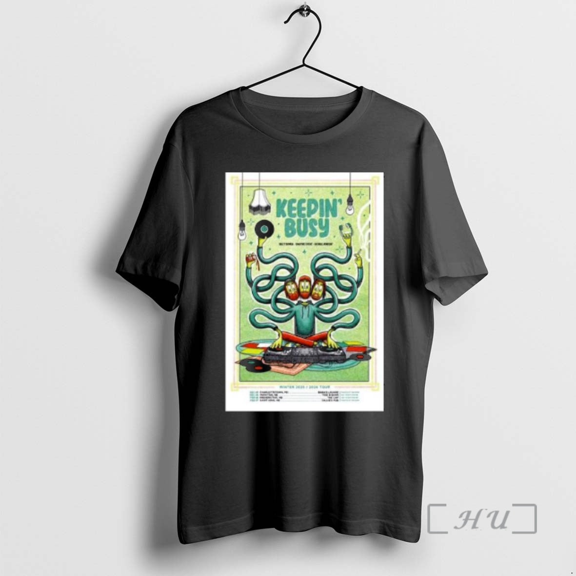 Officials Keepin Busy Winter Tour Event 2025 2026 Circle Black T-Shirts, Hoodie, Sweatshirt | DripVista.com