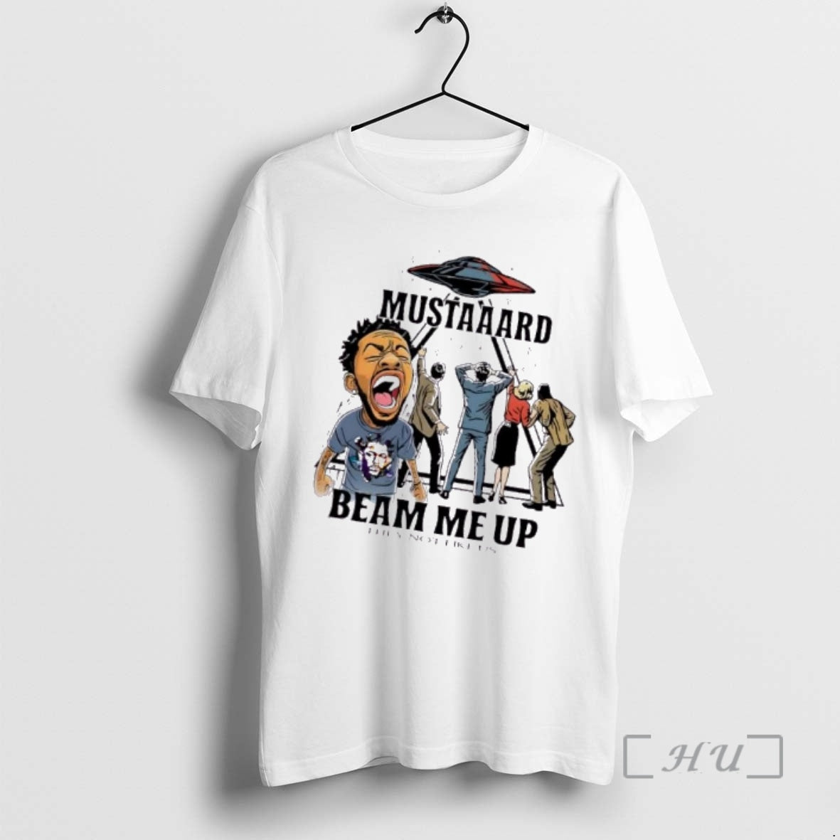 Officials Kendrick Lamar Mustaaard Beam Me Up They Not Like Us Caricature Premium T Shirts Hoodie, Sweatshirt | DripVista.com