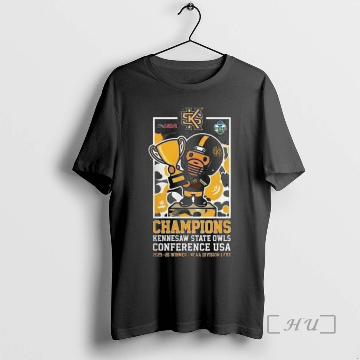Officials Kennesaw State Owls Conference Usa Champions Ncaa Division I Fbs 2025 26 Winner T-Shirts, Hoodie, Sweatshirt