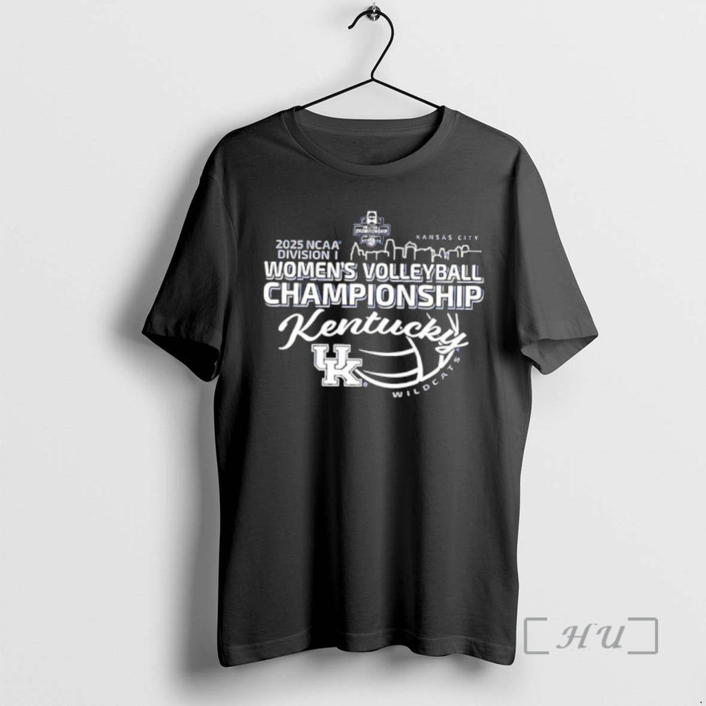 Officials Kentucky Wildcats Womens Volleyball Championship 2025 T-Shirts, Hoodie, Sweatshirt | DripVista.com