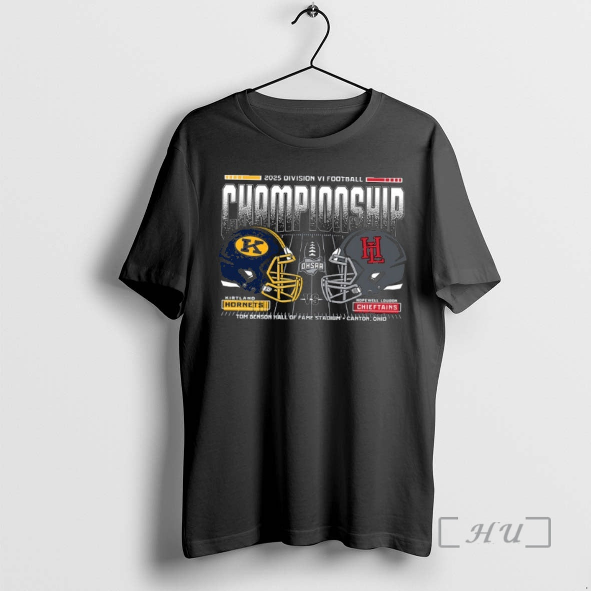 Officials Kirtland Hornets Vs Hopewell Loudon Chieftains 2025 Ohsaa Football Division 6 Head To Head T-Shirts, Hoodie,...