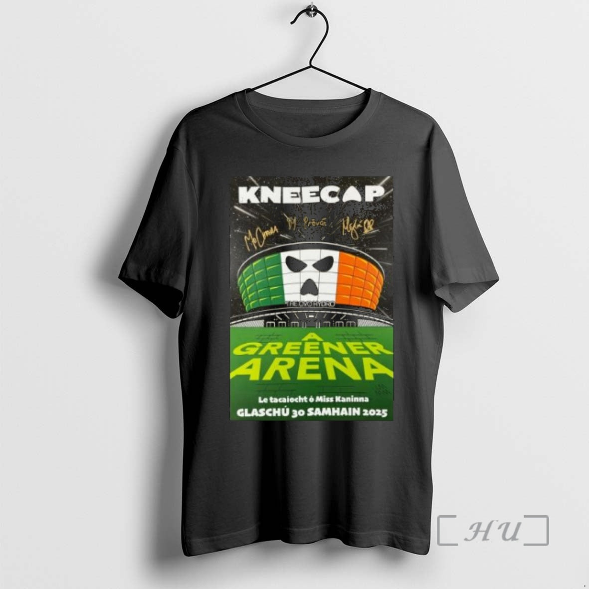 Officials Kneecap A Greener Arena Glasgow Uk Nov 30 2025 Circle Black Premium T Shirts Hoodie, Sweatshirt | DripVista.com