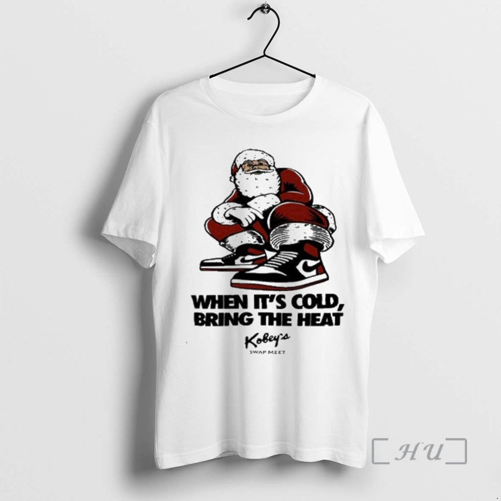 Officials Kobeys Swap Meet White Tee When Its Cold Bring The Heat Premium T Shirts Hoodie, Sweatshirt | DripVista.com