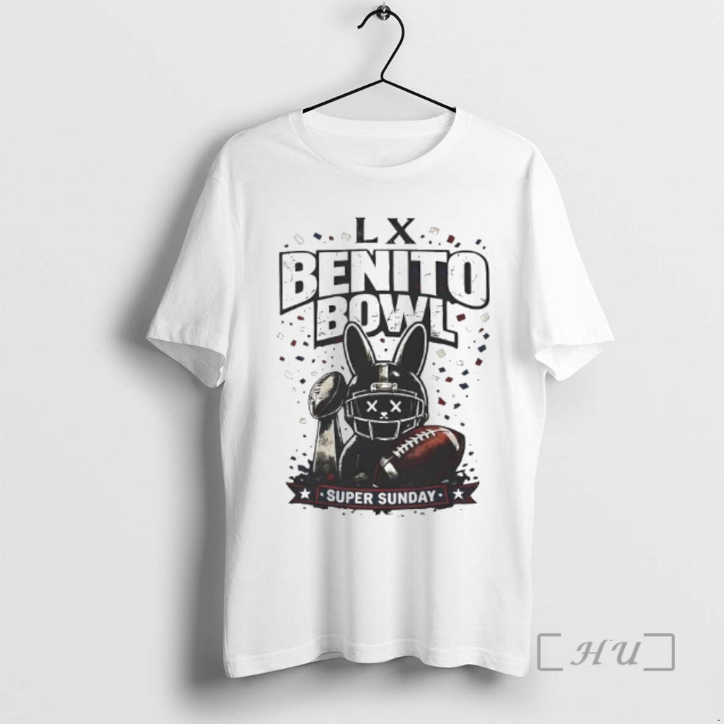 Officials Lx Benito Bowl Super Sunday Bunny T-Shirts, Hoodie, Sweatshirt | DripVista.com