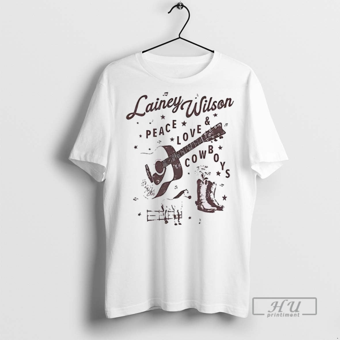 Officials Lainey Wilson Peace Love Cowboys T Shirts Sweatshirt Hoodies