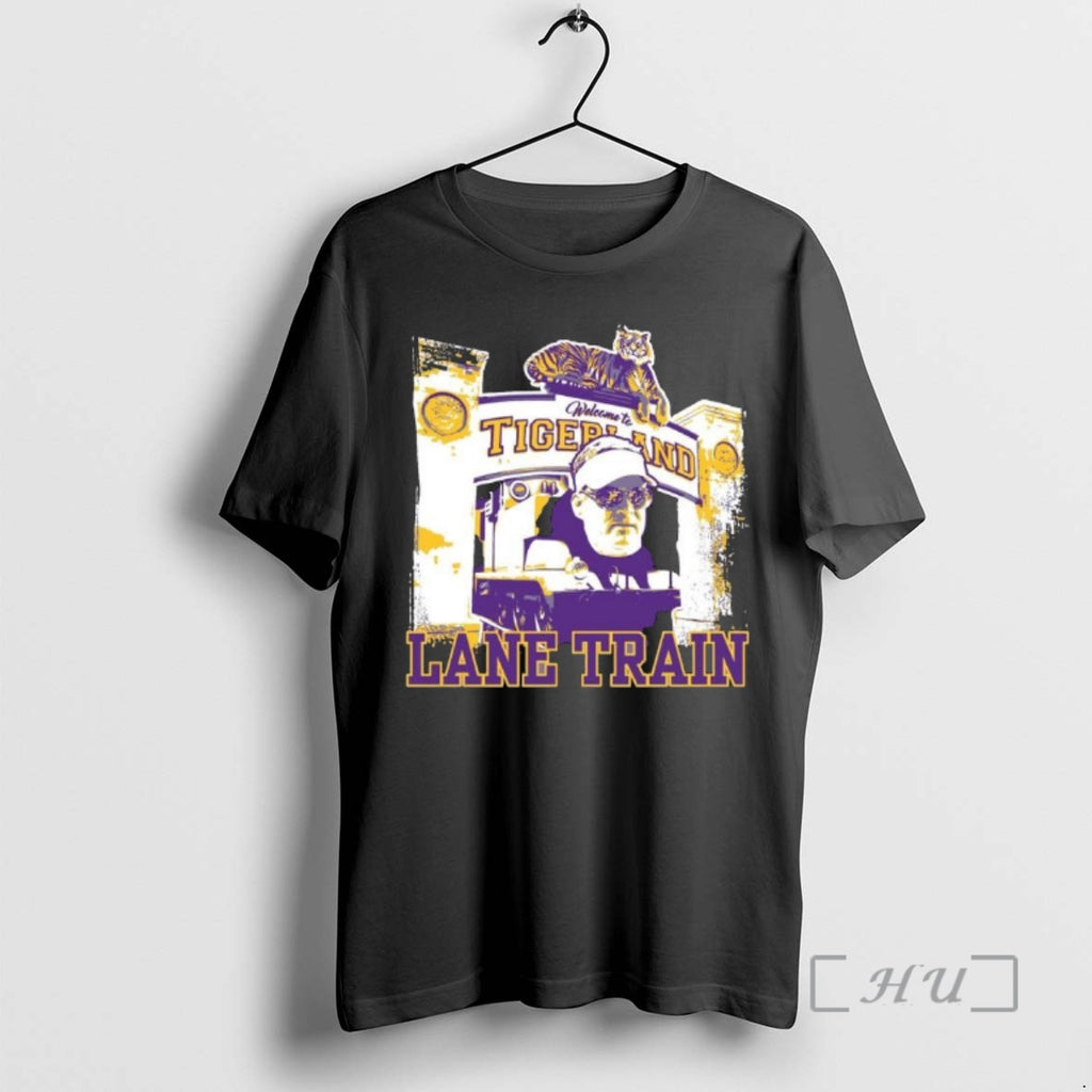 Officials Lane Kiffin Welcome To Lsu Lane Train T-Shirts, Hoodie, Sweatshirt | DripVista.com