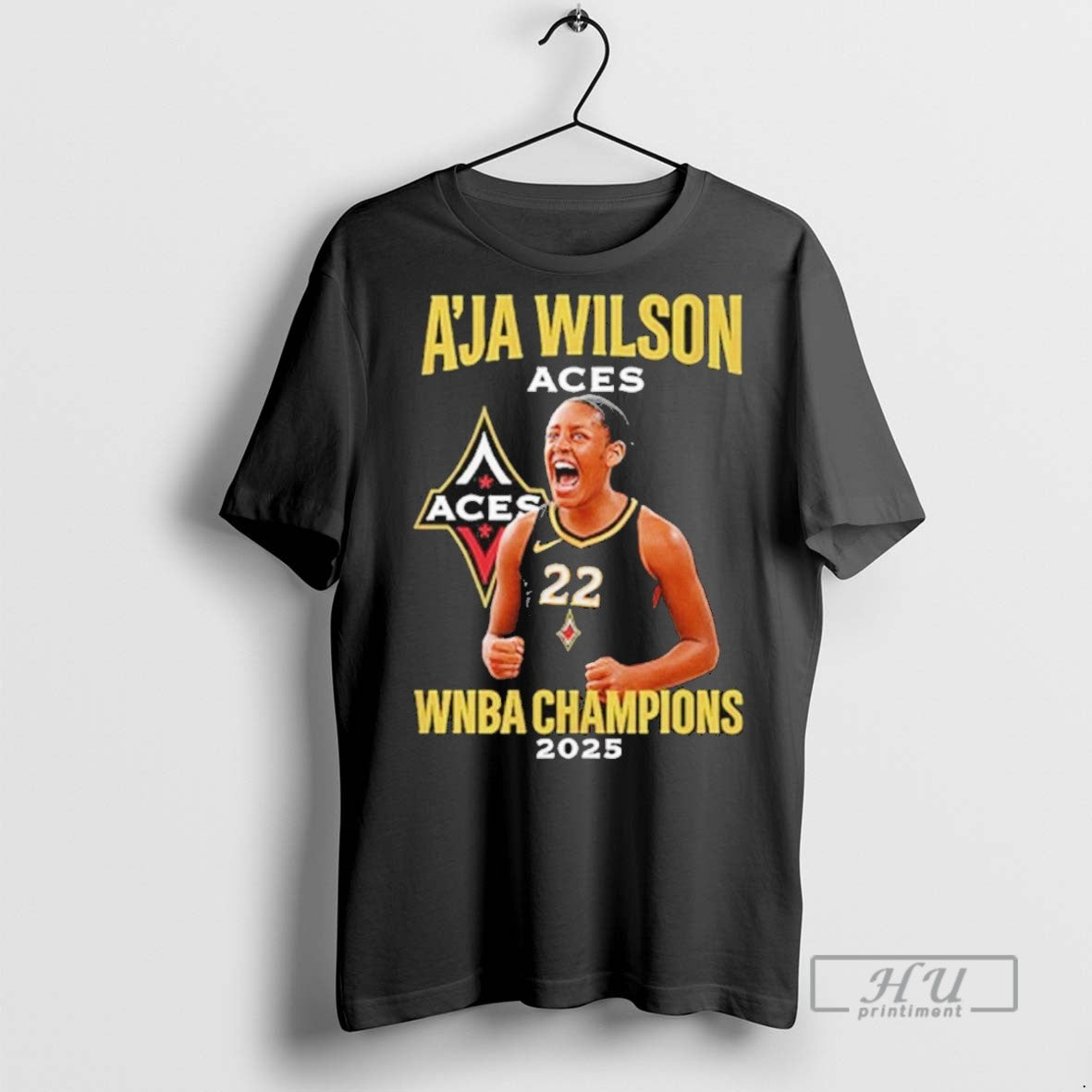 Officials Las Vegas Aces Aja Wilson Wnba Champions 2025 T Shirts Sweatshirt Hoodies