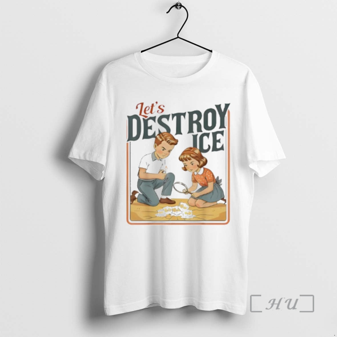 Officials Lets Destroy Ice Vintage Retro T-Shirts, Hoodie, Sweatshirt | DripVista.com