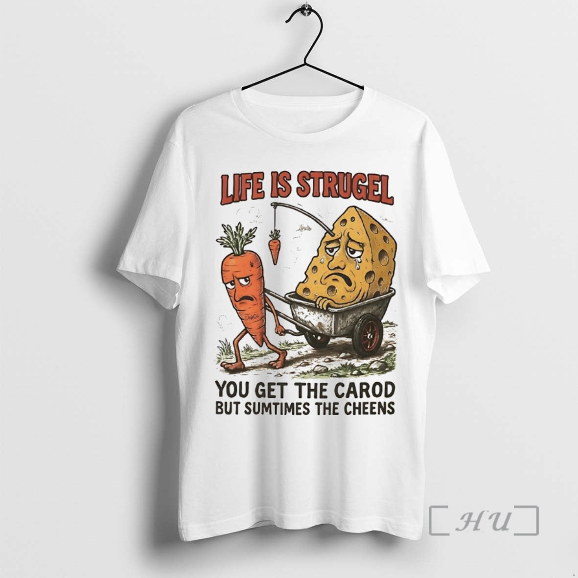 Officials Life Is Strugel You Get The Carod But Sumtimes The Cheens Premium T Shirts Hoodie, Sweatshirt | DripVista.com