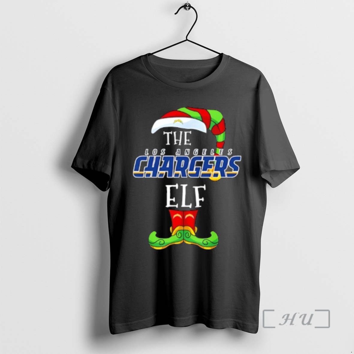 Officials Los Angeles Chargers Christmas Elf T-Shirts, Hoodie, Sweatshirt | DripVista.com