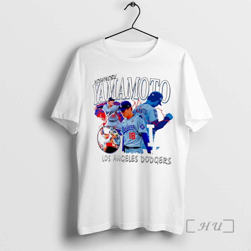 Officials Los Angeles Dodgers Yoshinobu Yamamoto Cream Montage Christmas T-Shirts, Hoodie, Sweatshirt | DripVista.com
