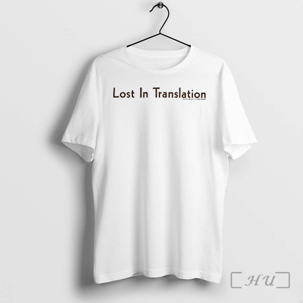 Officials Lost In Translation Film Title Bill Murray Scarlett Johansson Sofia Coppola Premium T Shirts