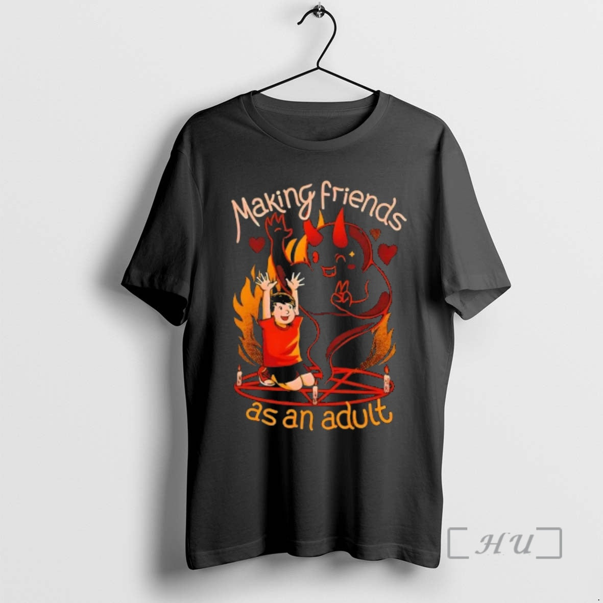 Officials Making New Friends Satanic Ritual T-Shirts, Hoodie, Sweatshirt | DripVista.com