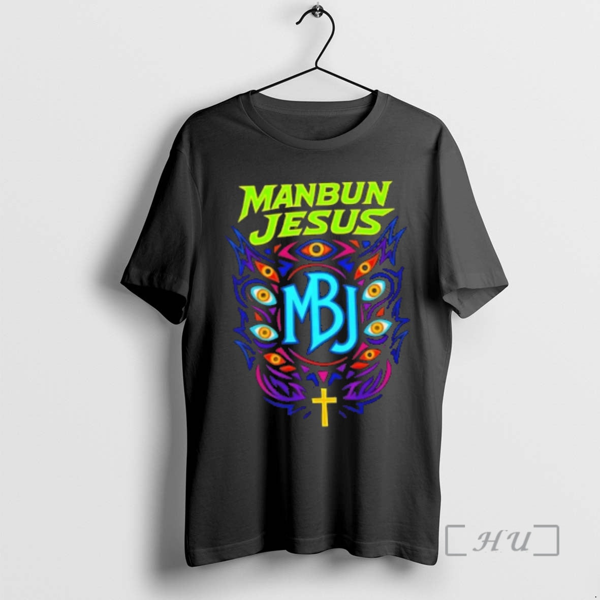 Officials Manbun Jesus Third Eye T-Shirts, Hoodie, Sweatshirt | DripVista.com