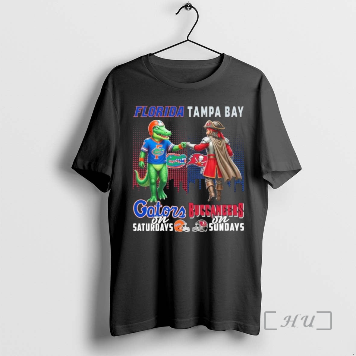 Officials Mascot Florida Gators On Saturdays And Tampa Bay Buccaneers On Sundays Premium T Shirts Hoodie, Sweatshirt