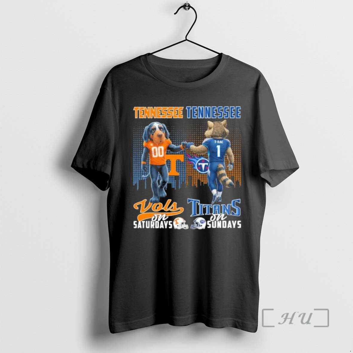 Officials Mascot Tennessee Vols On Saturdays And Tennessee Titans On Sundays Premium T Shirts Sweater Hoodie, Sweatshirt