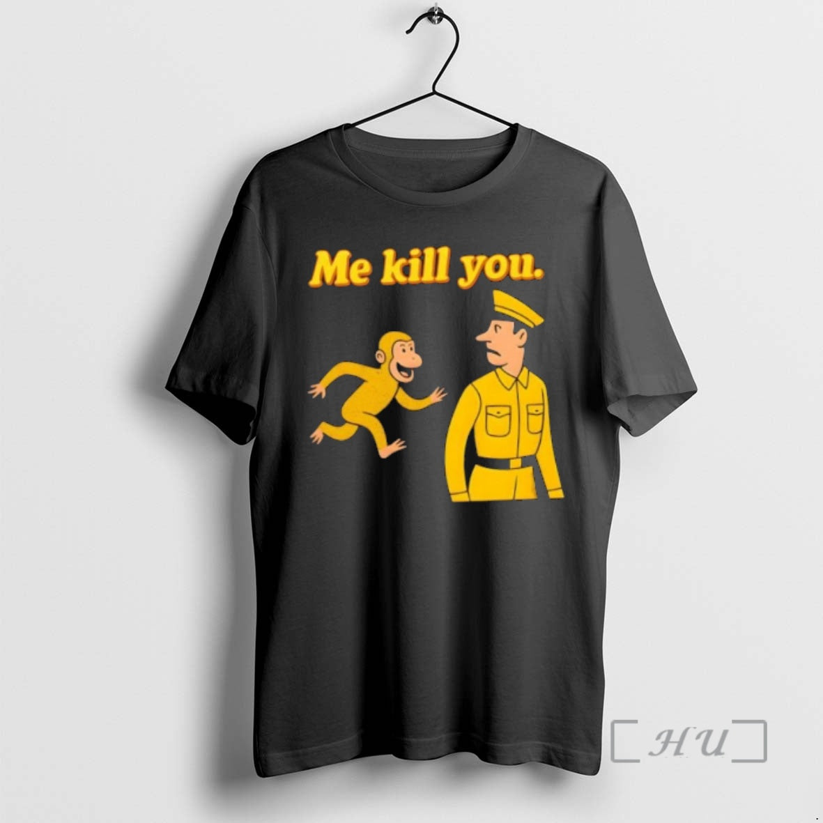 Officials Me Kill You Funny Monkey Cartoon Warning T-Shirts, Hoodie, Sweatshirt | DripVista.com