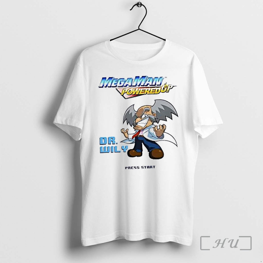 Officials Mega Man Powered Up Dr Wily Premium T Shirts Sweater Hoodie Jpg