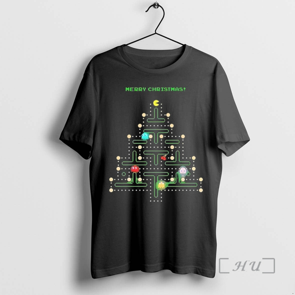 Officials Merry Christmas Pac Man Tree T-Shirts, Hoodie, Sweatshirt | DripVista.com