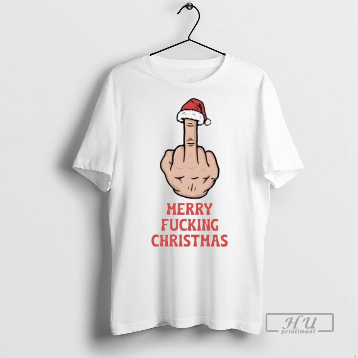 Officials Merry Fucking Christmas Middle Finger T Shirt Sweatshirt Hoodies