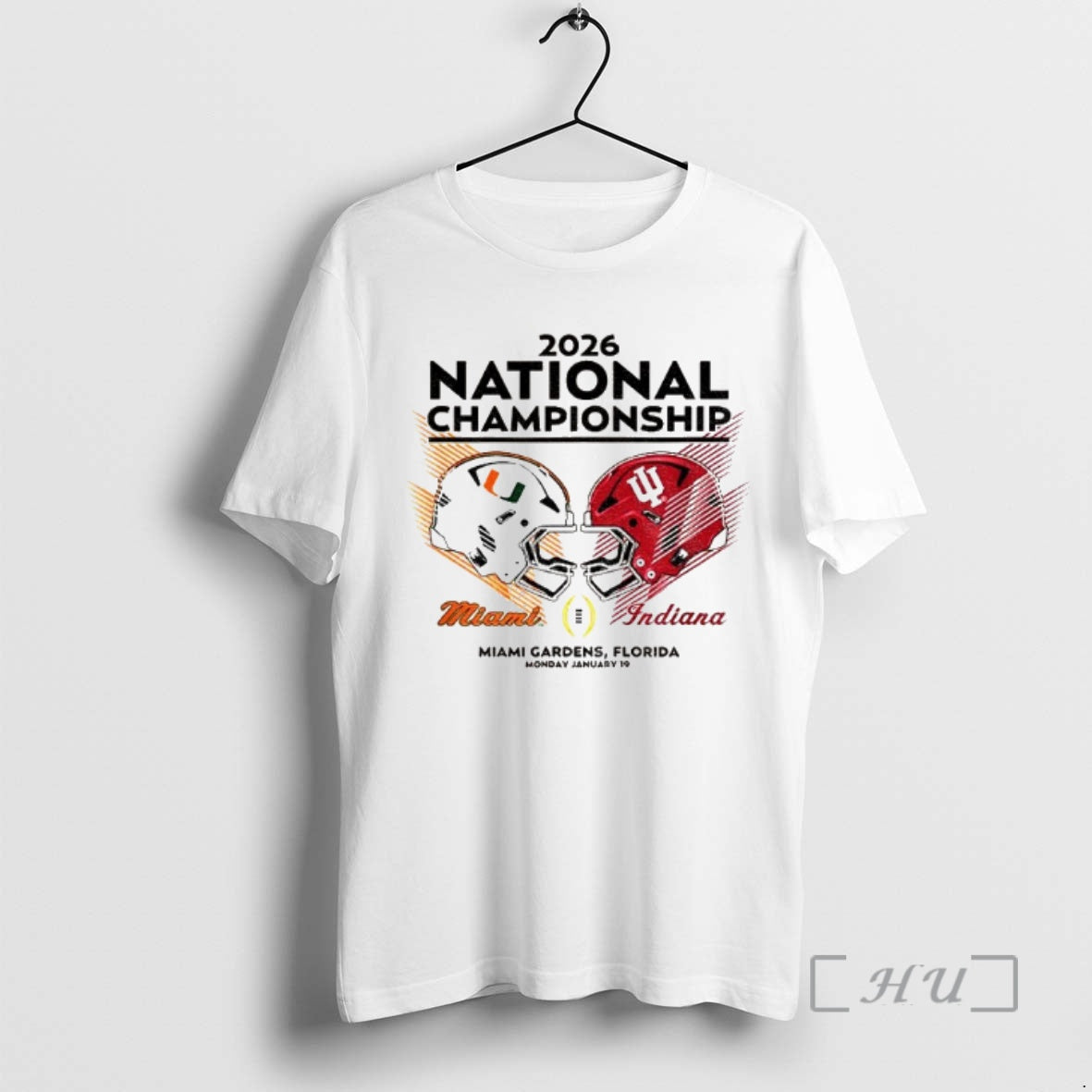 Officials Miami Vs Indiana Football College Football Final Matchup 2026 T-Shirts, Hoodie, Sweatshirt | DripVista.com