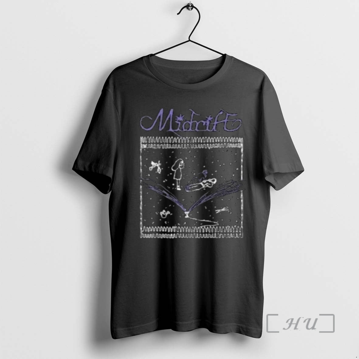 Officials Midriff Night Garden Circle Black T-Shirts, Hoodie, Sweatshirt | DripVista.com