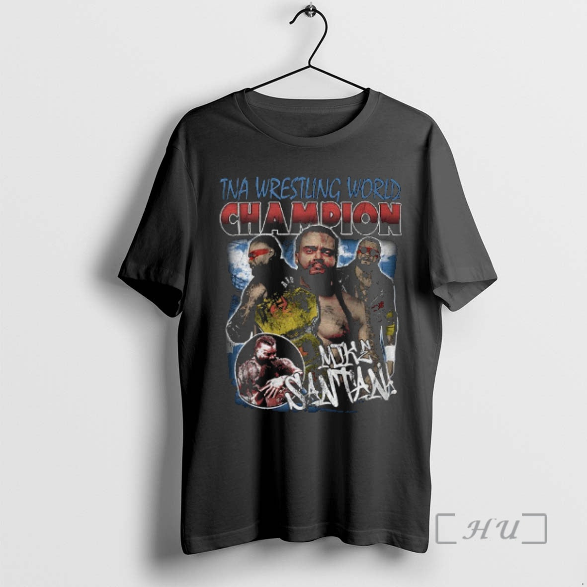 Officials Mike Santana Total Nonstop Action Wrestling World Champion Graphic T-Shirts, Hoodie, Sweatshirt | DripVista.com