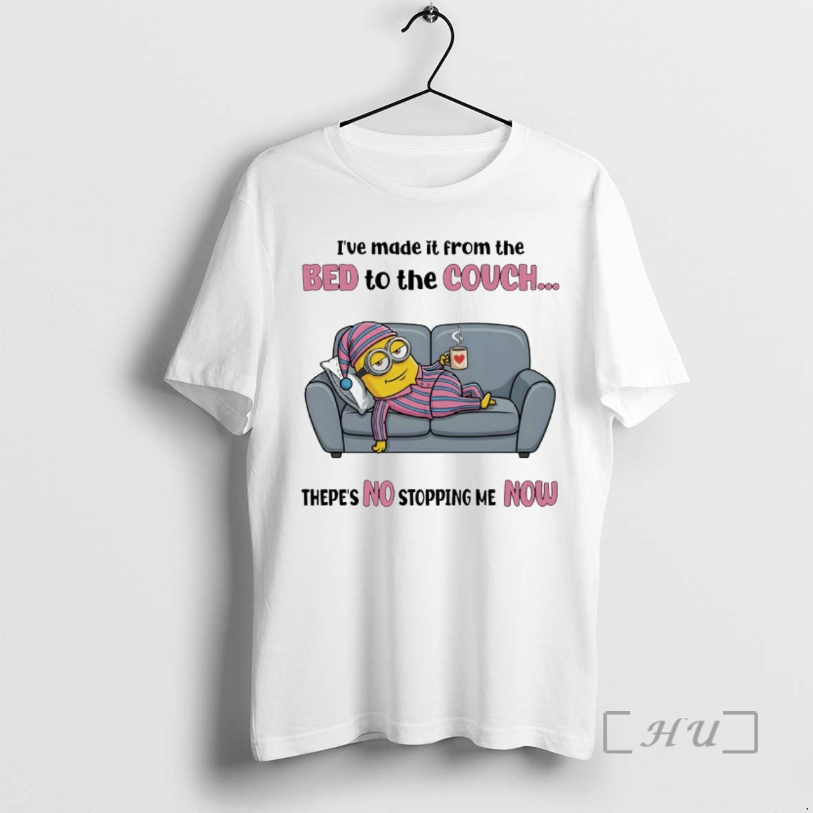 Officials Minion Ive Made It From The Red To The Couch Theres No Stopping Me T-Shirts, Hoodie, Sweatshirt | DripVista.com