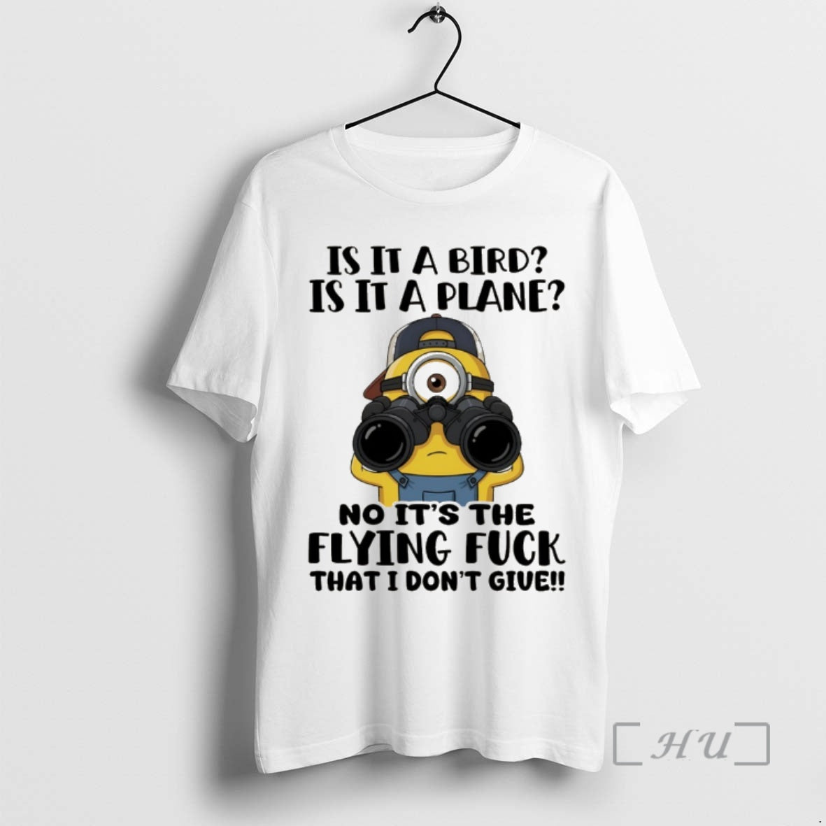 Officials Minion Is It A Bird Is It A Plane No Its The Flying Fuck T-Shirts, Hoodie, Sweatshirt | DripVista.com