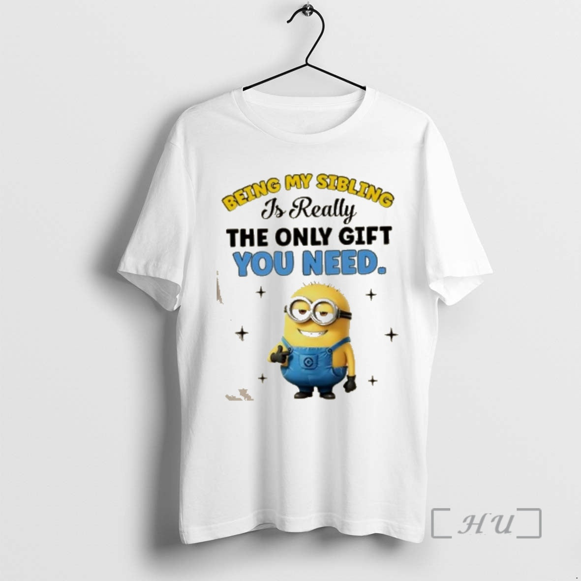Officials Minions Being My Sibling Is Really The Only Gift You Need Cute Premium T-Shirts, Hoodie, Sweatshirt | DripVista.com