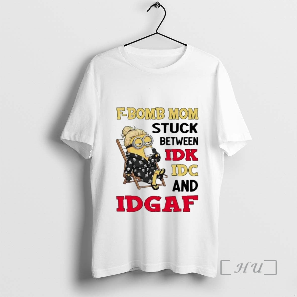 Officials Minions F Bomb Mom Stuck Between Idk Idc And Idgaf Premium T Shirts Sweater Hoodie, Sweatshirt | DripVista.com