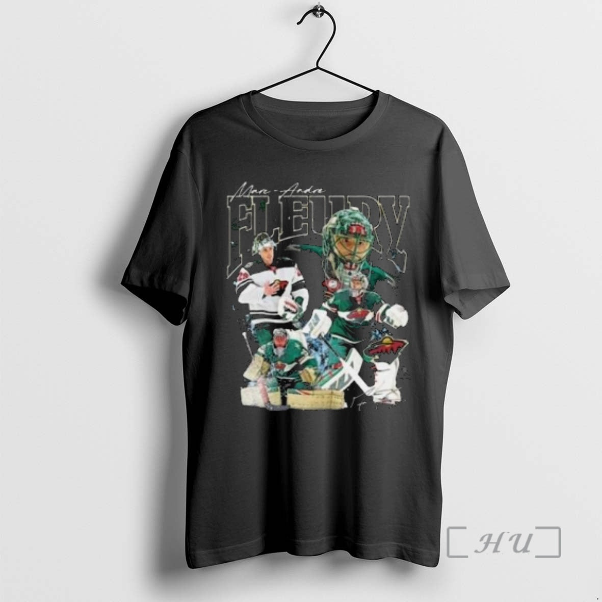 Officials Minnesota Wild Marc Andre Fleury Mitchell Ness Circle Black T-Shirts, Hoodie, Sweatshirt | DripVista.com
