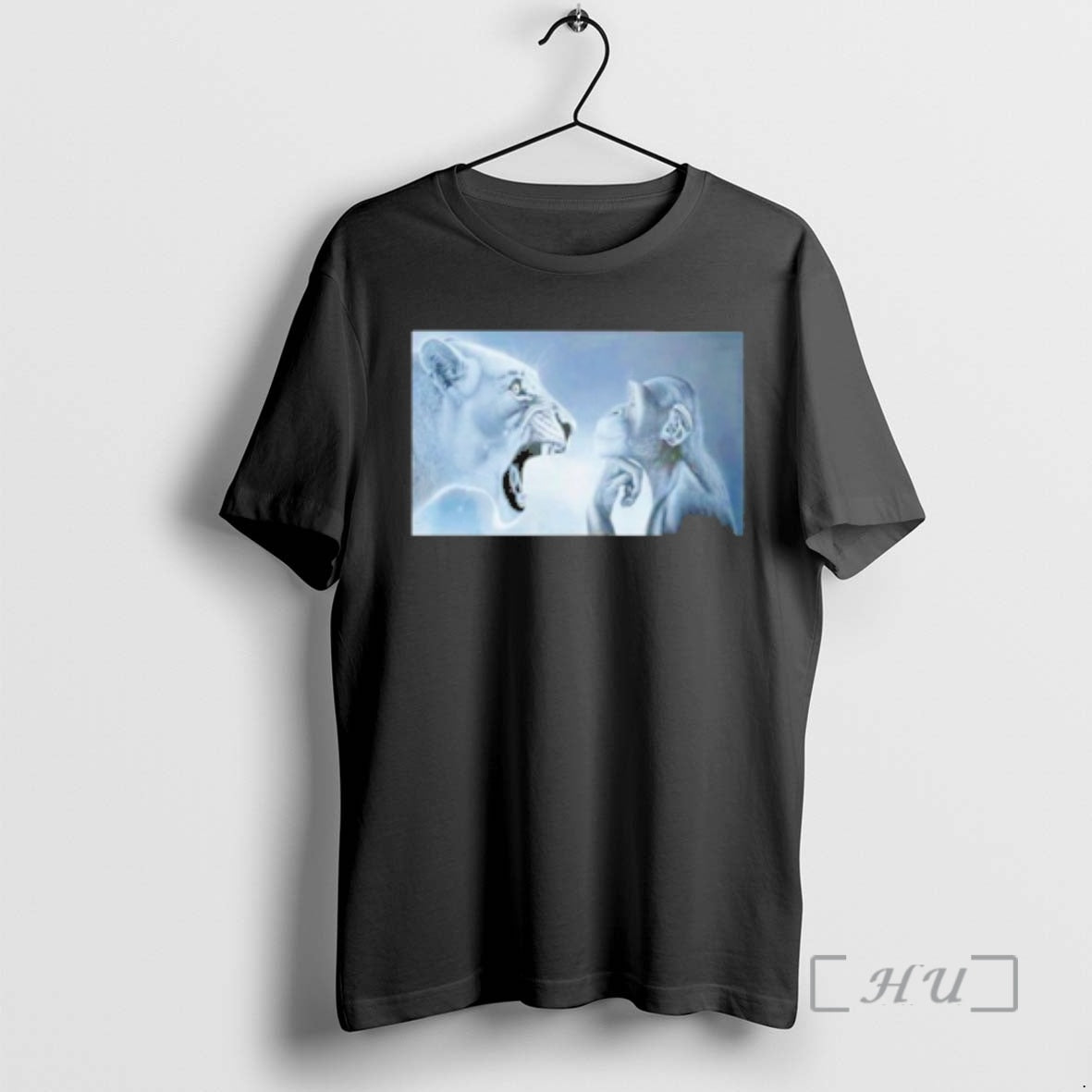 Officials Monkey And Lion Stare Meme Meme T-Shirts, Hoodie, Sweatshirt | DripVista.com
