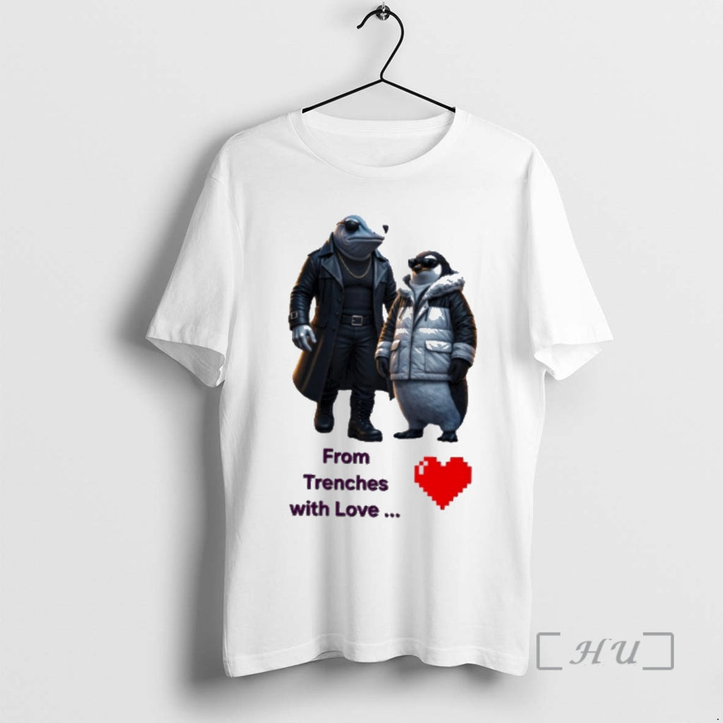 Officials Moon Whale And Penguin From Trenches With Love T-Shirts, Hoodie, Sweatshirt | DripVista.com