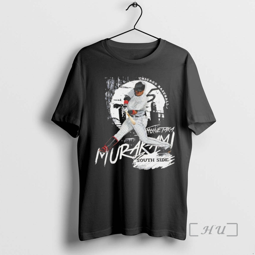 Officials Munetaka Murakami Chicago Baseball South Side Skyline Signature T-Shirts, Hoodie, Sweatshirt | DripVista.com