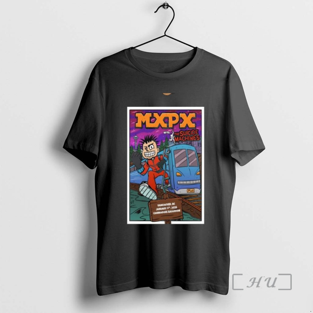 Officials Mxpx Vancouver Bc January 9 2026 Concert Circle Black T-Shirts, Hoodie, Sweatshirt | DripVista.com