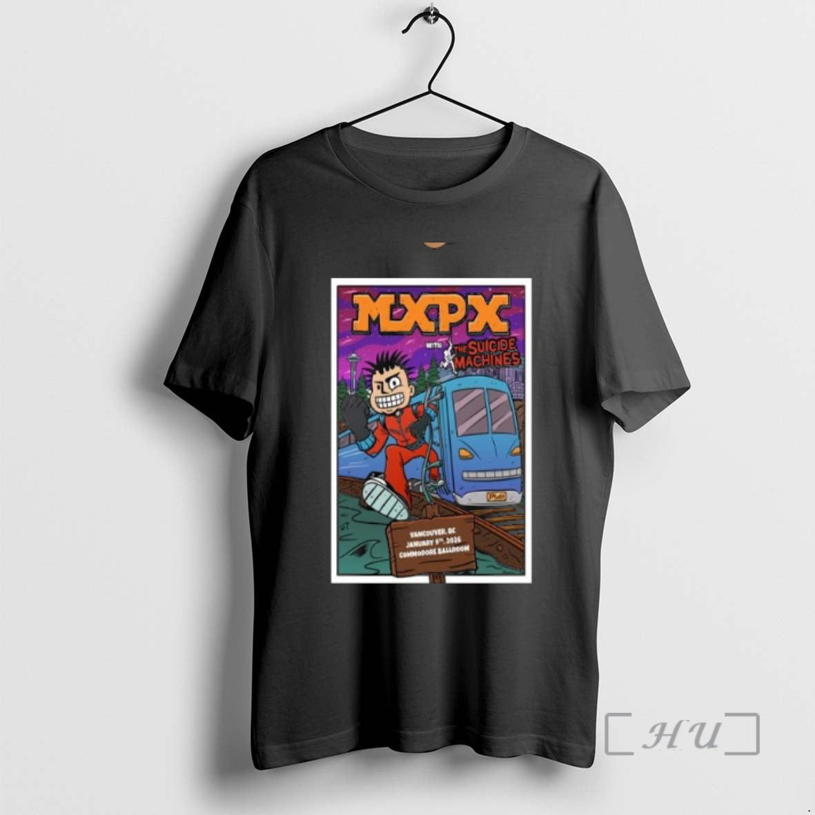 Officials Mxpx Vancouver Bc January 9 2026 Concert Circle Black T-Shirts, Hoodie, Sweatshirt | DripVista.com