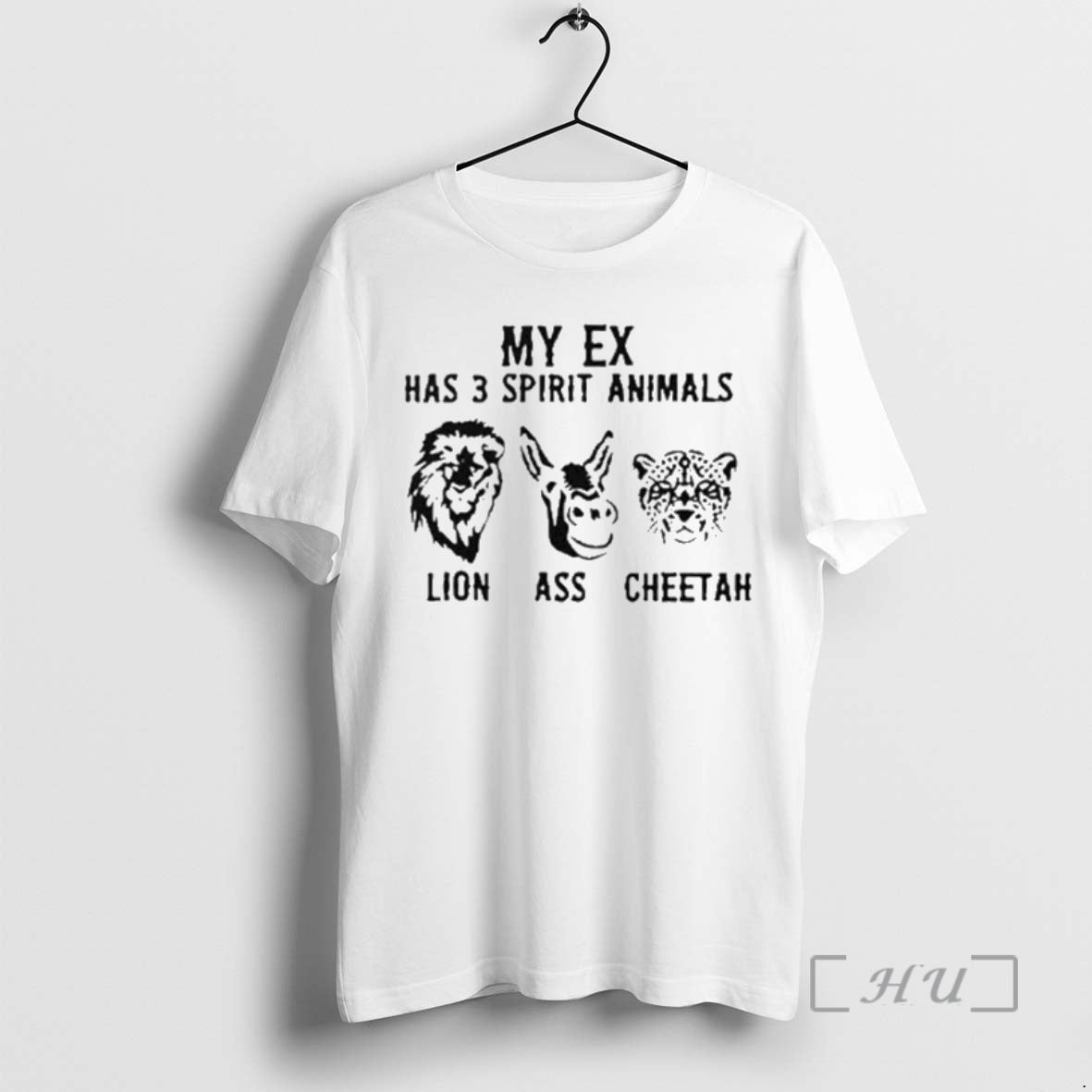 Officials My Ex Has 3 Spirit Animals Lion Ass Cheetah Heads Premium T Shirts Sweater Hoodie, Sweatshirt | DripVista.com