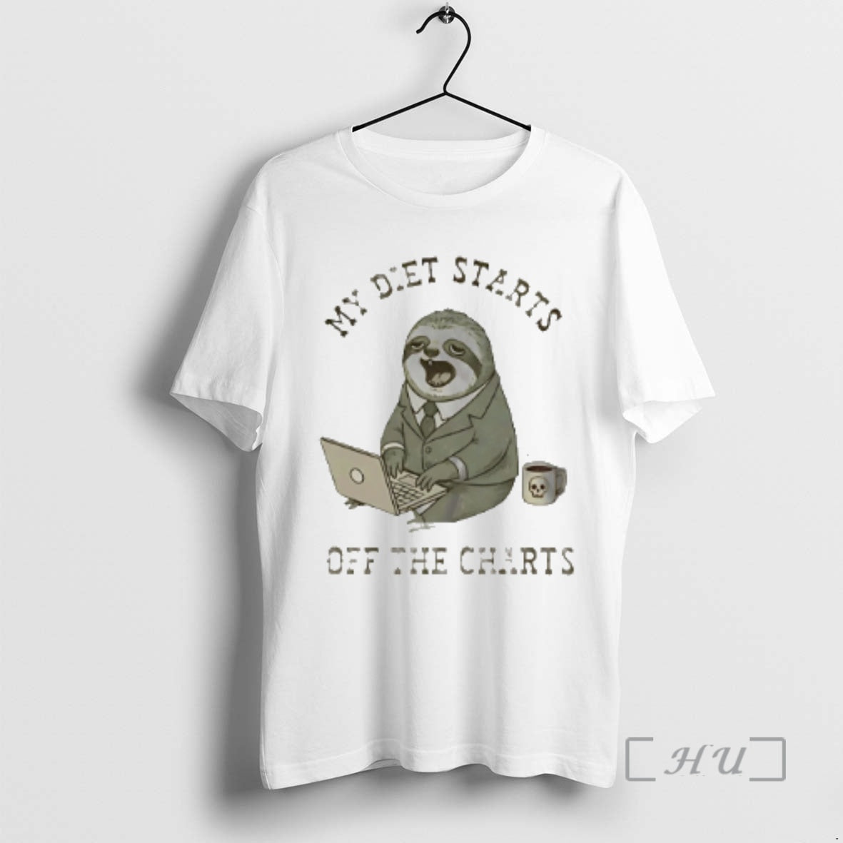 Officials My Diet Starts Off The Charts Sloth T-Shirts, Hoodie, Sweatshirt | DripVista.com