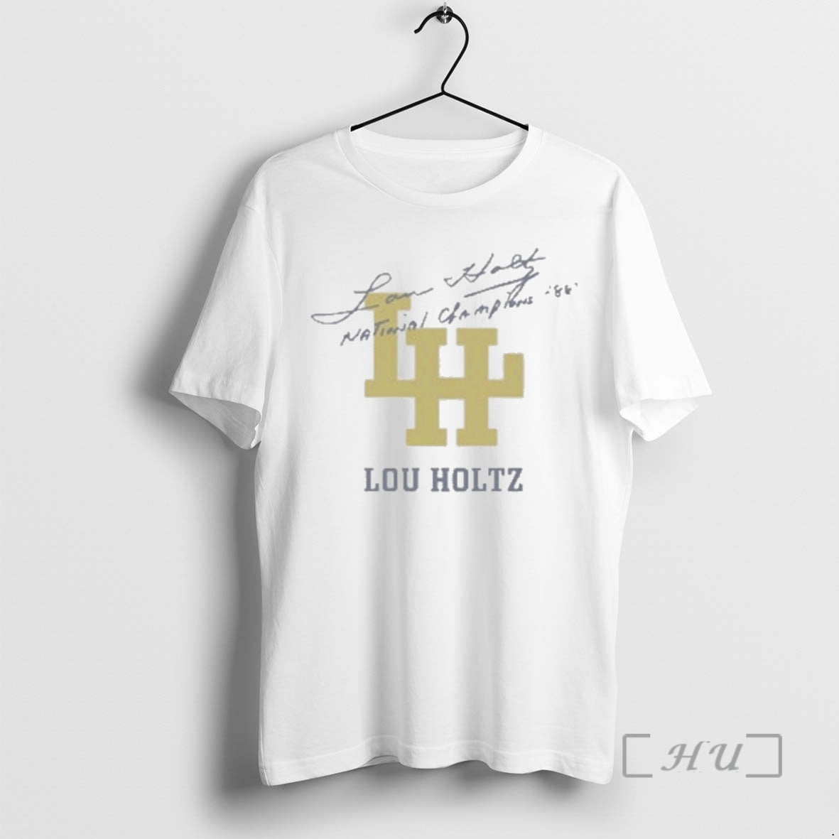 Officials Nd Lou Holtz Logo T-Shirts, Hoodie, Sweatshirt | DripVista.com