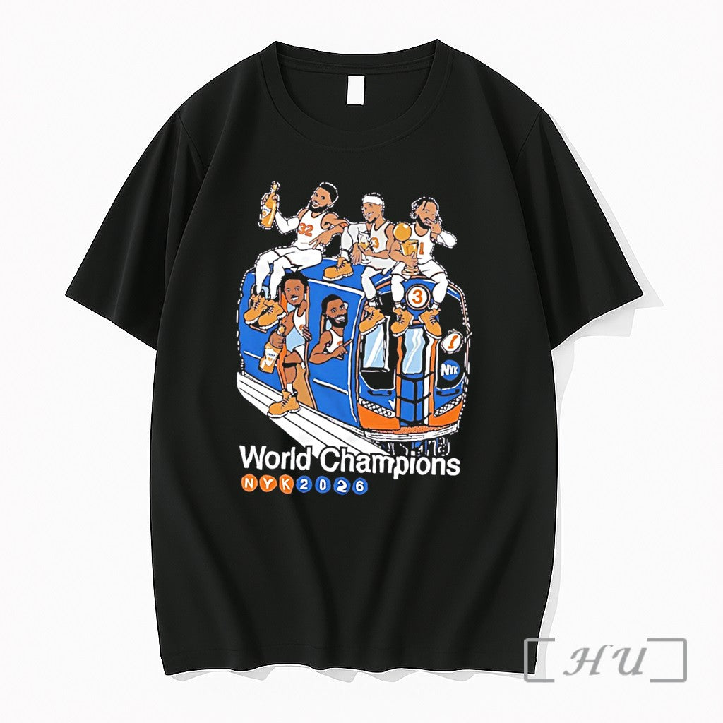 Officials Nyc Knicks Homecoming World Champions 2026 Tee