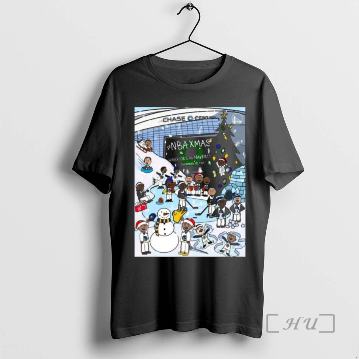 Officials Nba Xmas Warriors Vs Mavericks On December 25 2025 Chase Center Premium T Shirts Hoodie, Sweatshirt | DripVista.com