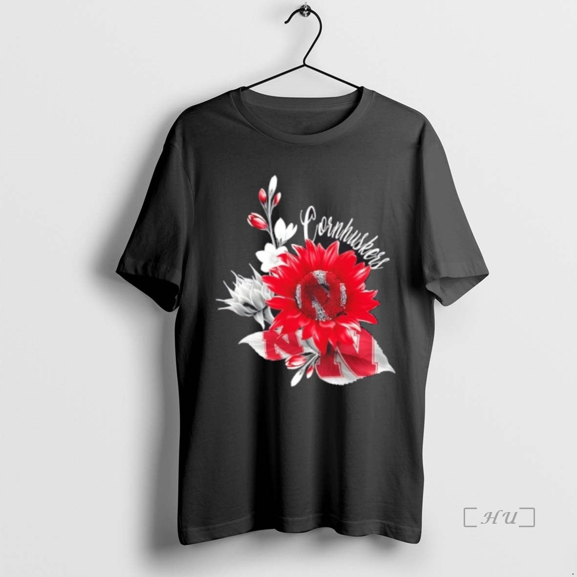 Officials Nebraska Cornhuskers Football X Sunflower Floral T-Shirts, Hoodie, Sweatshirt | DripVista.com