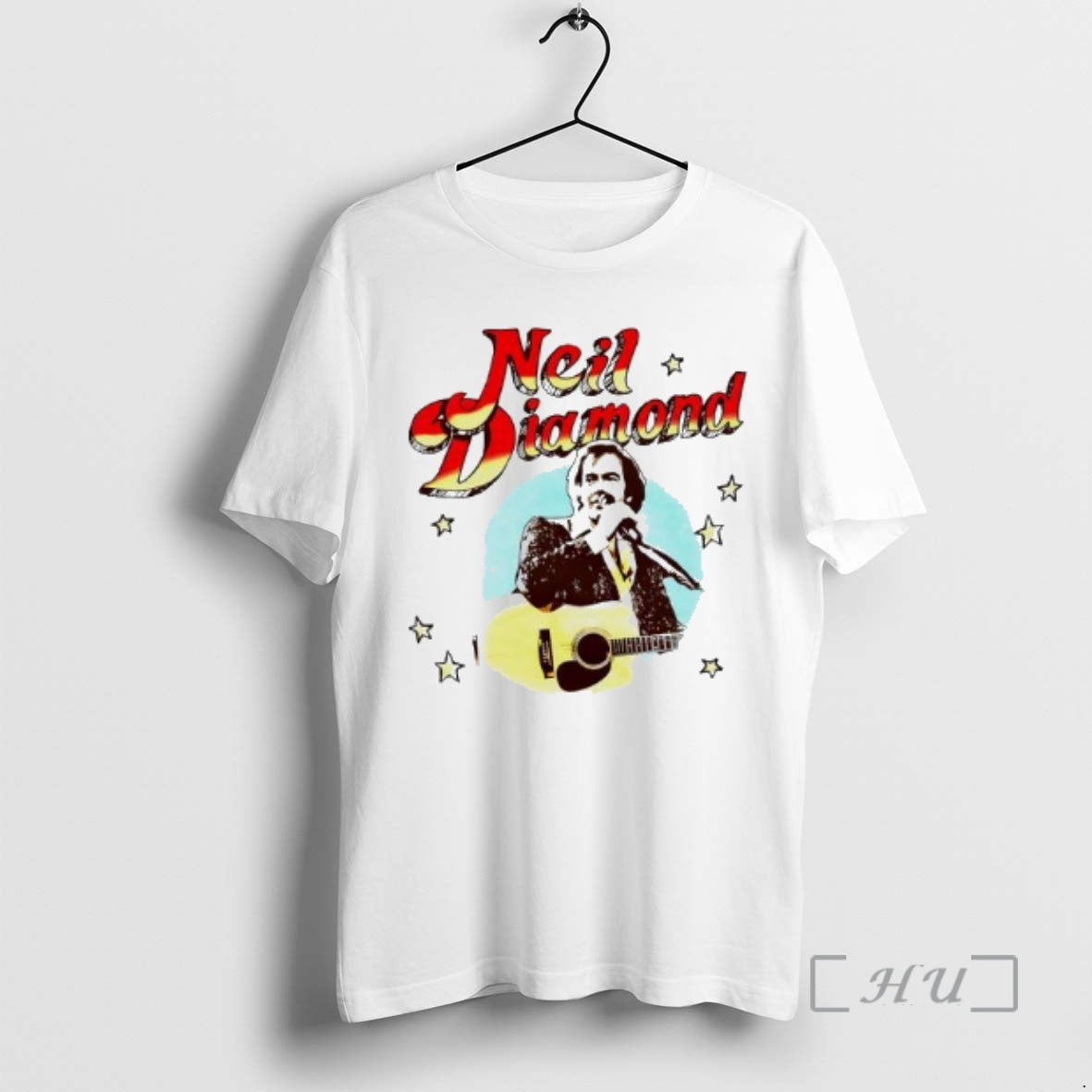 Officials Neil Diamond Guitar Photo T-Shirts, Hoodie, Sweatshirt | DripVista.com