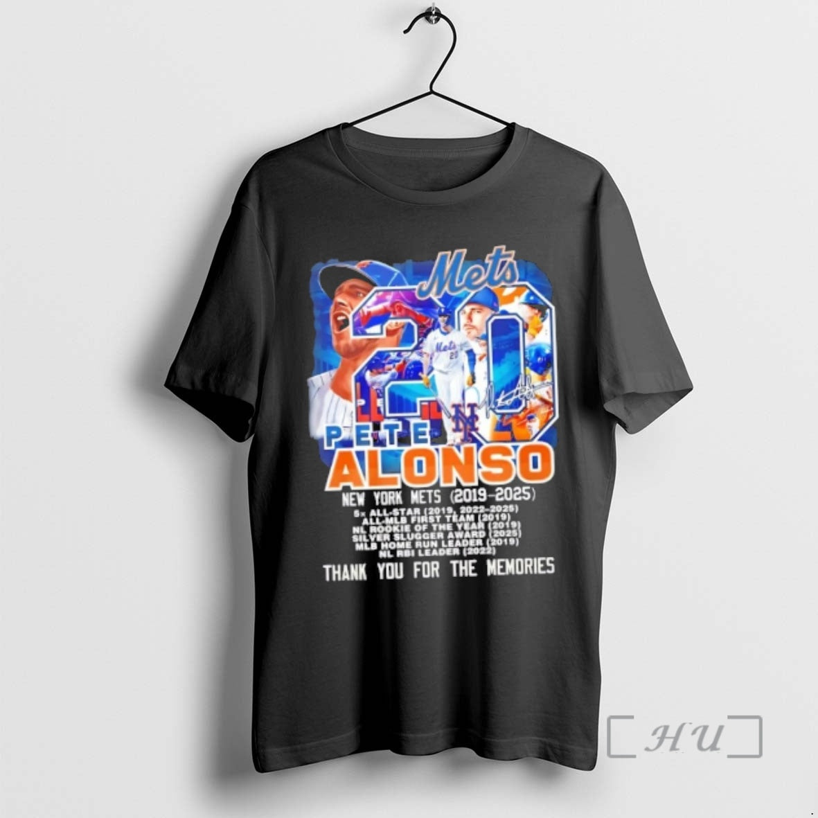 Officials New York Mets Pete Alonso 2019 2025 Thank You For The Memories Signature Premium T-Shirts, Hoodie, Sweatshirt