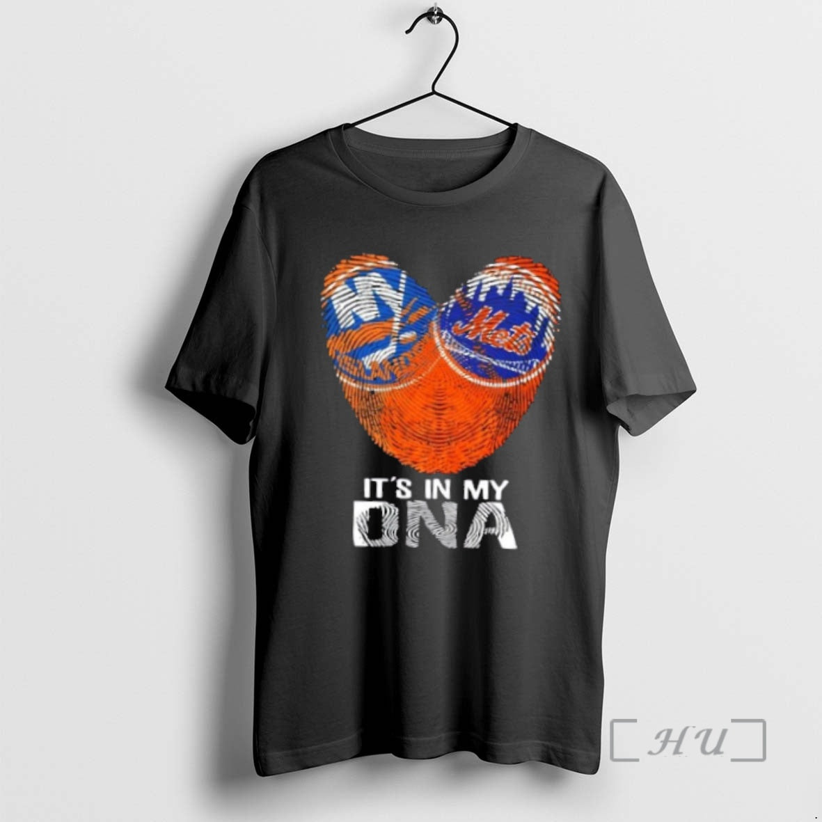 Officials New York City Sports Islanders X Mets Its In My Dna Fingerprint Heart Premium T-Shirts, Hoodie, Sweatshirt