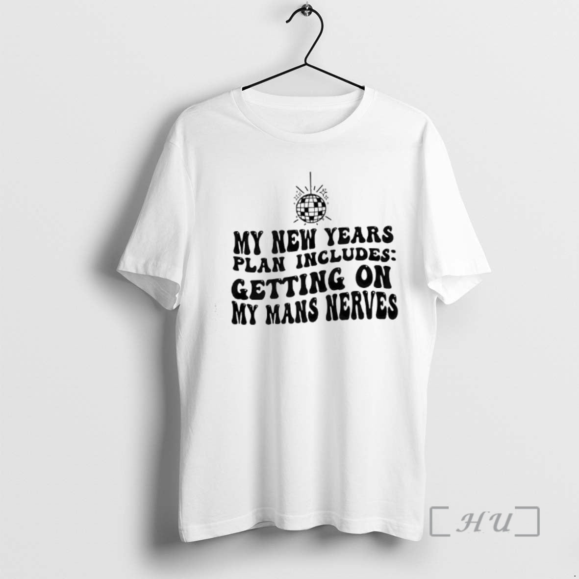 Officials New Years Resolution Getting On My Mans Nerve T-Shirts, Hoodie, Sweatshirt | DripVista.com
