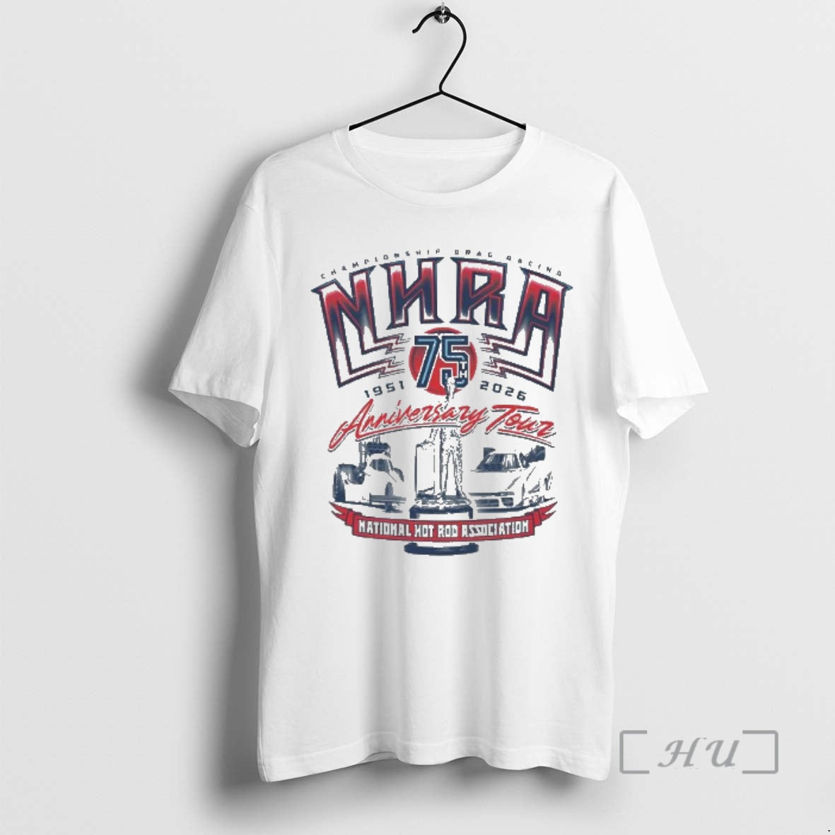Officials Nhra 75th Anniversary Schedule 1951 2026 T-Shirts, Hoodie, Sweatshirt | DripVista.com